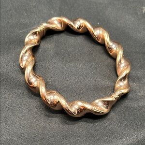 Milor Italy Bronze Rose Gold Clamp Bracelet